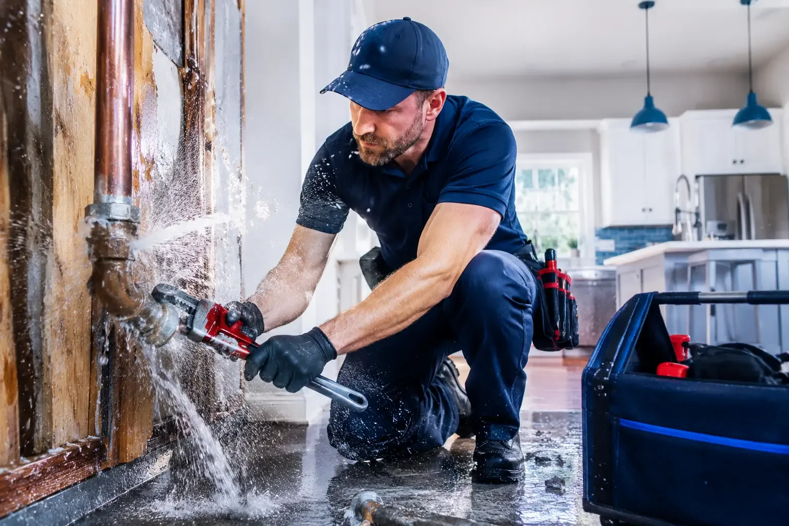 Local emergency pipe repair professionals in Overland Park, KS